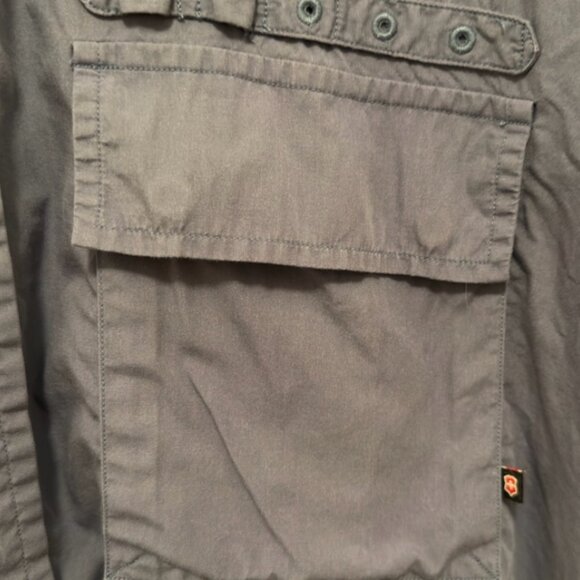 Victorinox - Blue "Military" Inspired Button Down - XL - Picture 3 of 6